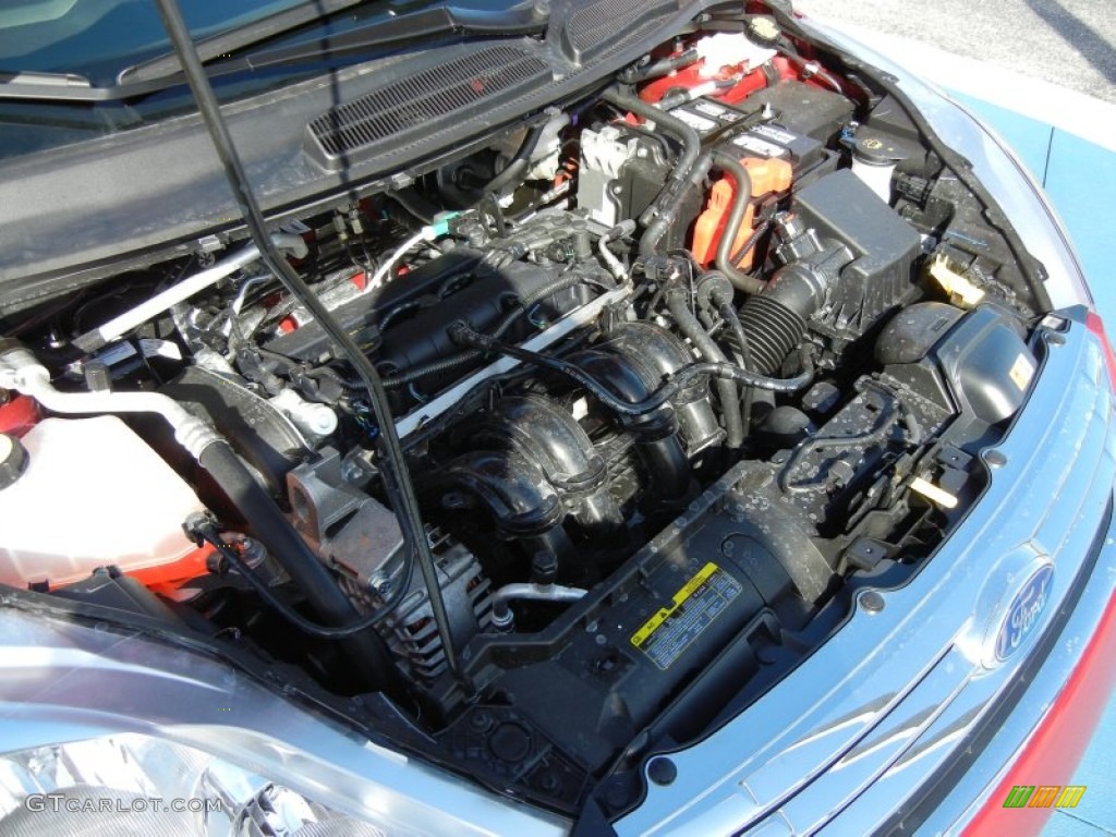 2012 Ford Fiesta SE Sedan 1.6 Liter DOHC 16-Valve Ti-VCT Duratec 4 Cylinder Engine Photo #56125877