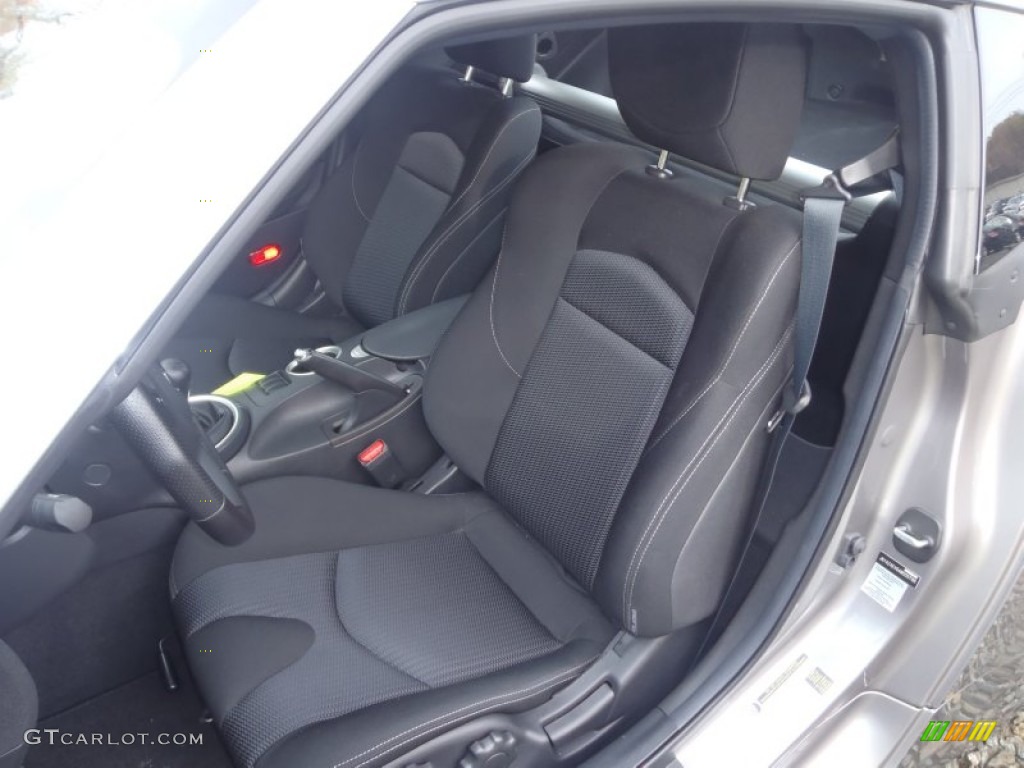 Black Cloth Interior 2010 Nissan 370Z Coupe Photo #56126150