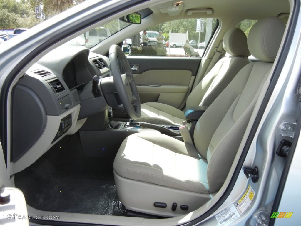 Medium Light Stone Interior 2012 Ford Fusion Hybrid Photo #56126435