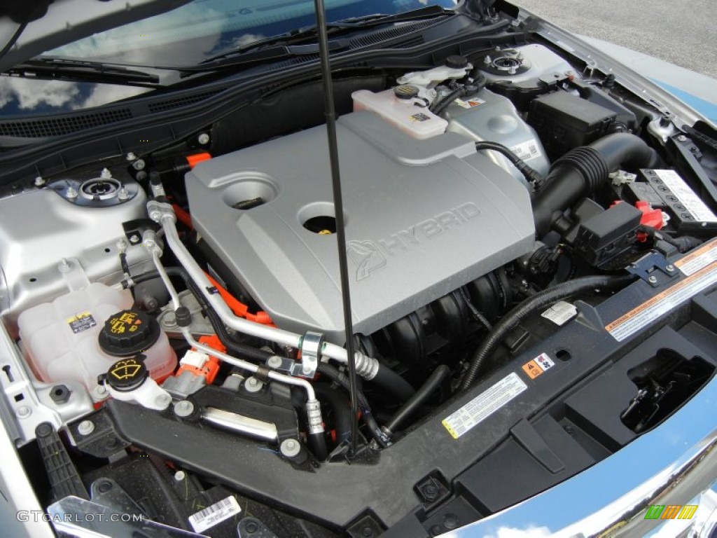 2012 Ford Fusion Hybrid 2.5 Liter Atkinson Cycle DOHC 16-Valve VVT Duratec 4 Cylinder Gasoline/Electric Hybrid Engine Photo #56126486