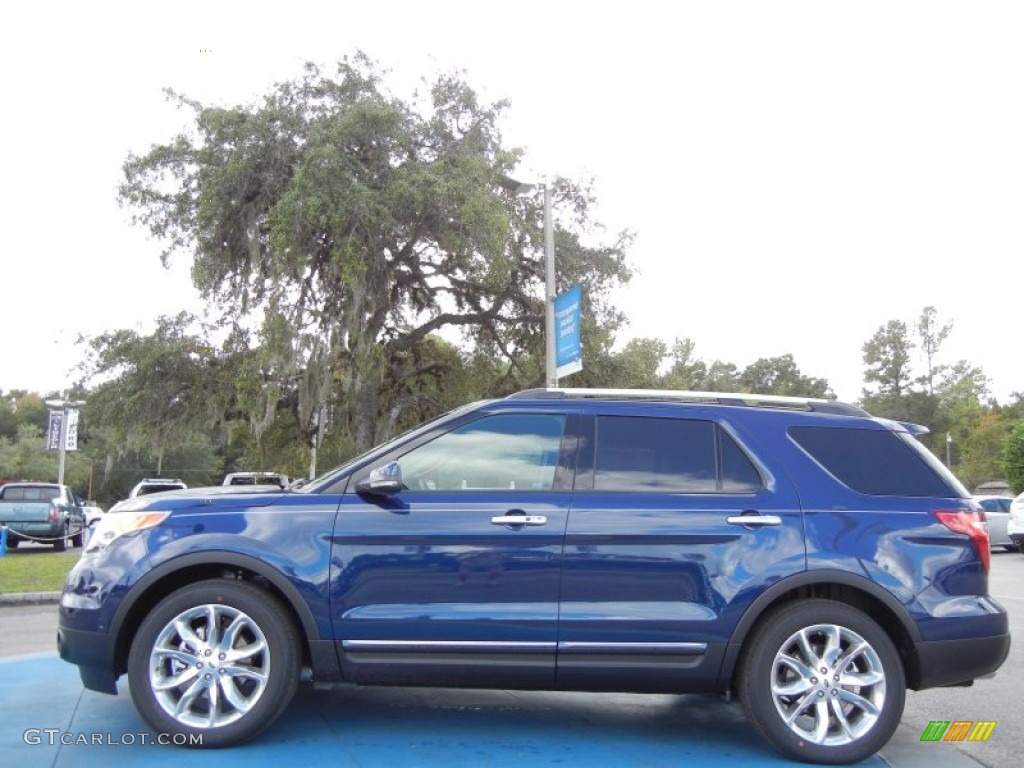 Dark Pearl Blue Metallic 2012 Ford Explorer Limited Exterior Photo #56126878