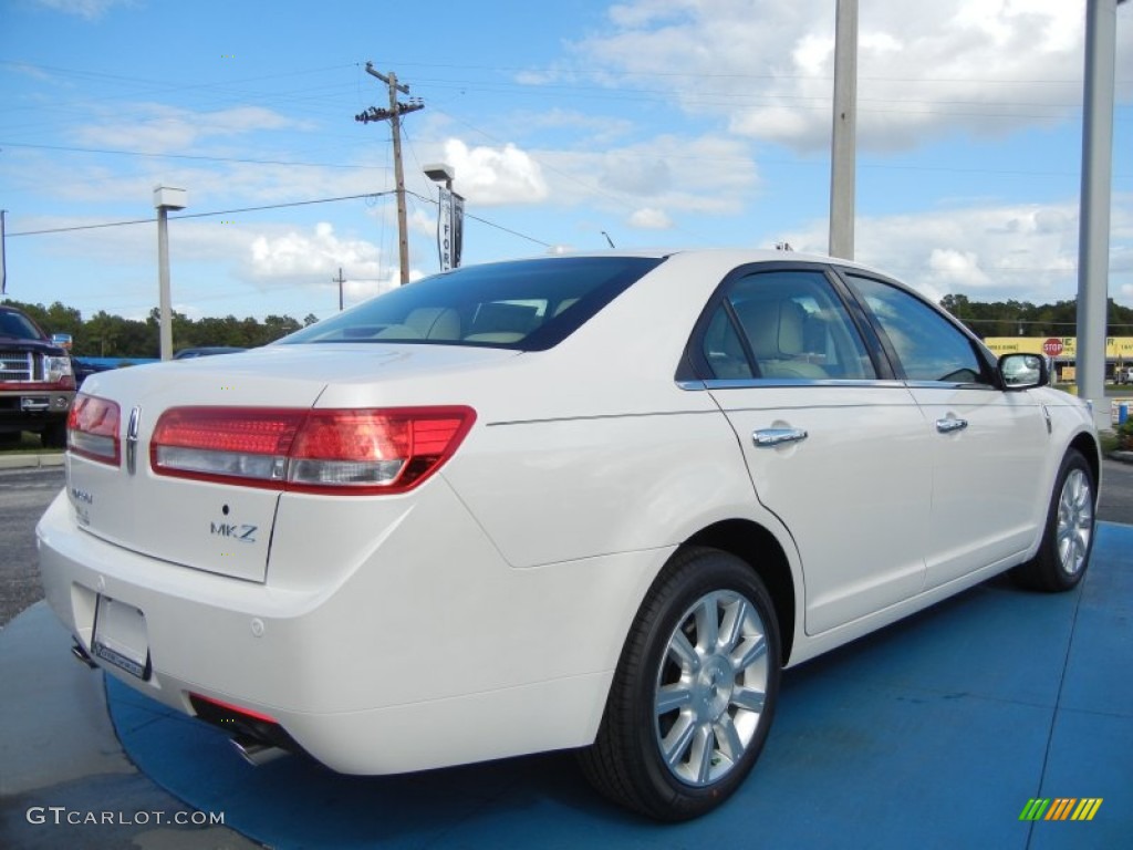 White Platinum Metallic Tri-Coat 2012 Lincoln MKZ FWD Exterior Photo #56127017