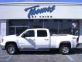 2008 Summit White GMC Sierra 2500HD SLE Crew Cab 4x4  photo #1