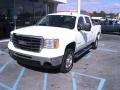 2008 Summit White GMC Sierra 2500HD SLE Crew Cab 4x4  photo #2