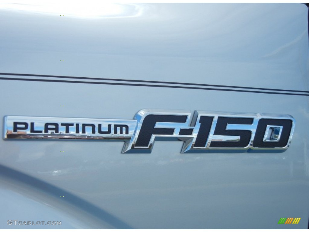2011 F150 Platinum SuperCrew 4x4 - Ingot Silver Metallic / Sienna Brown/Black photo #4