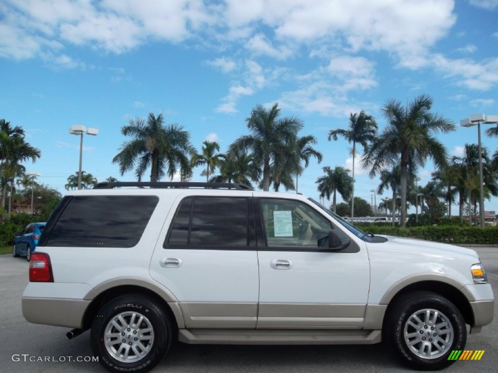 2010 Expedition Eddie Bauer - Oxford White / Camel photo #5