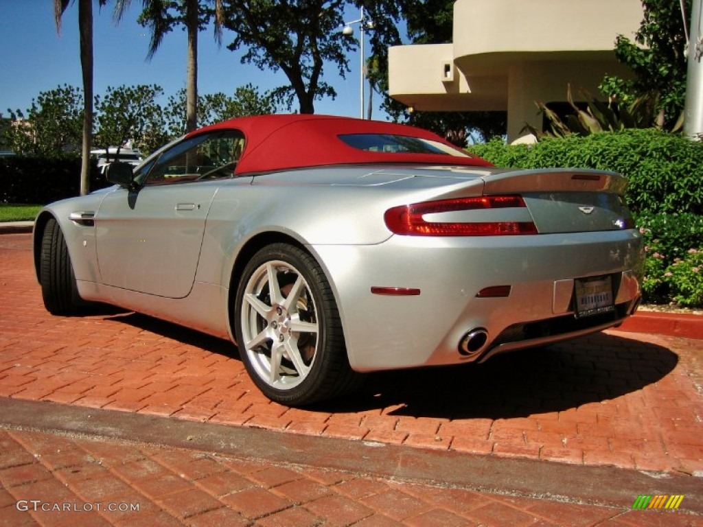 Titanium Silver 2008 Aston Martin V8 Vantage Roadster Exterior Photo #56128931