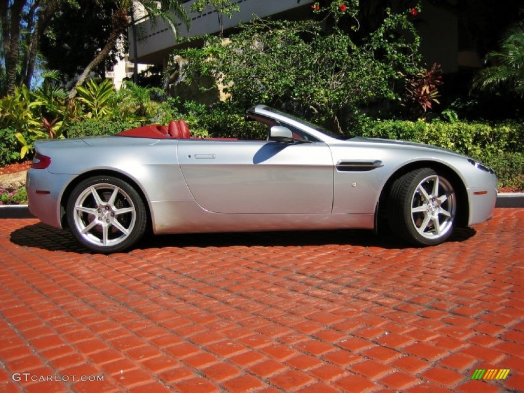 Titanium Silver 2008 Aston Martin V8 Vantage Roadster Exterior Photo #56128961