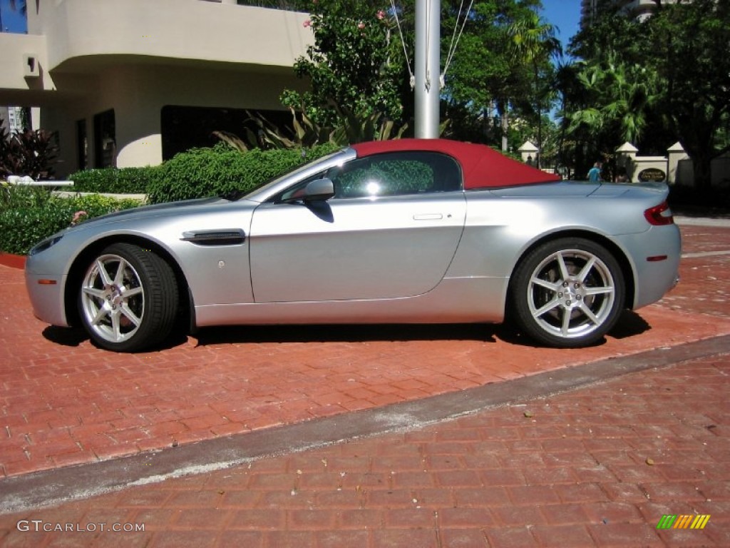Titanium Silver 2008 Aston Martin V8 Vantage Roadster Exterior Photo #56128967