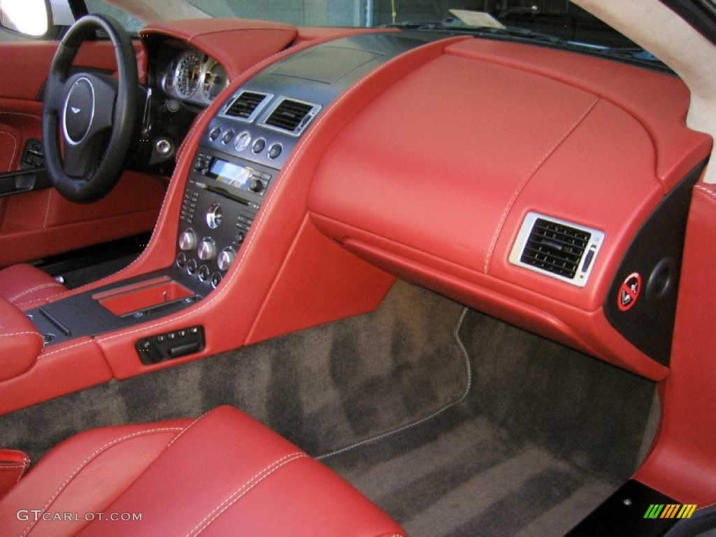 2008 Aston Martin V8 Vantage Roadster Chancellor Red Dashboard Photo #56129105