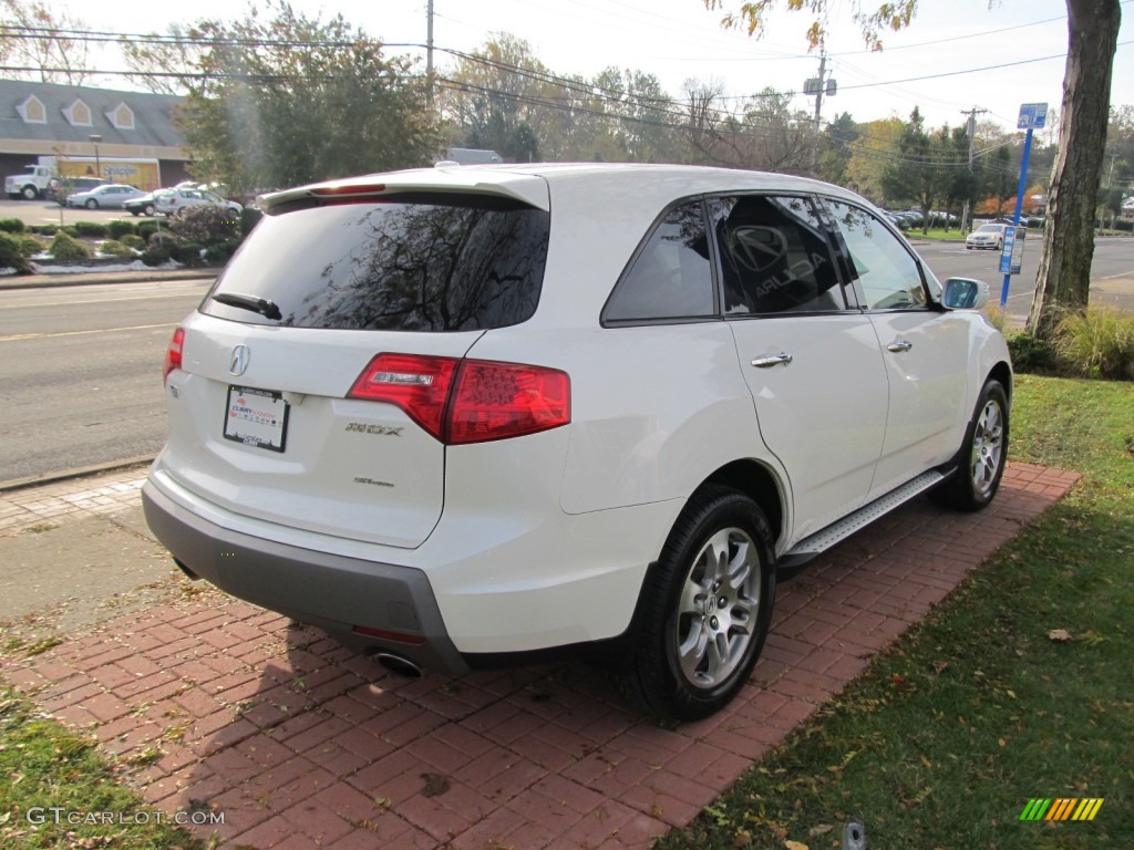 2009 MDX Technology - Aspen White Pearl / Parchment photo #4