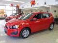 2012 Victory Red Chevrolet Sonic LT Hatch  photo #1