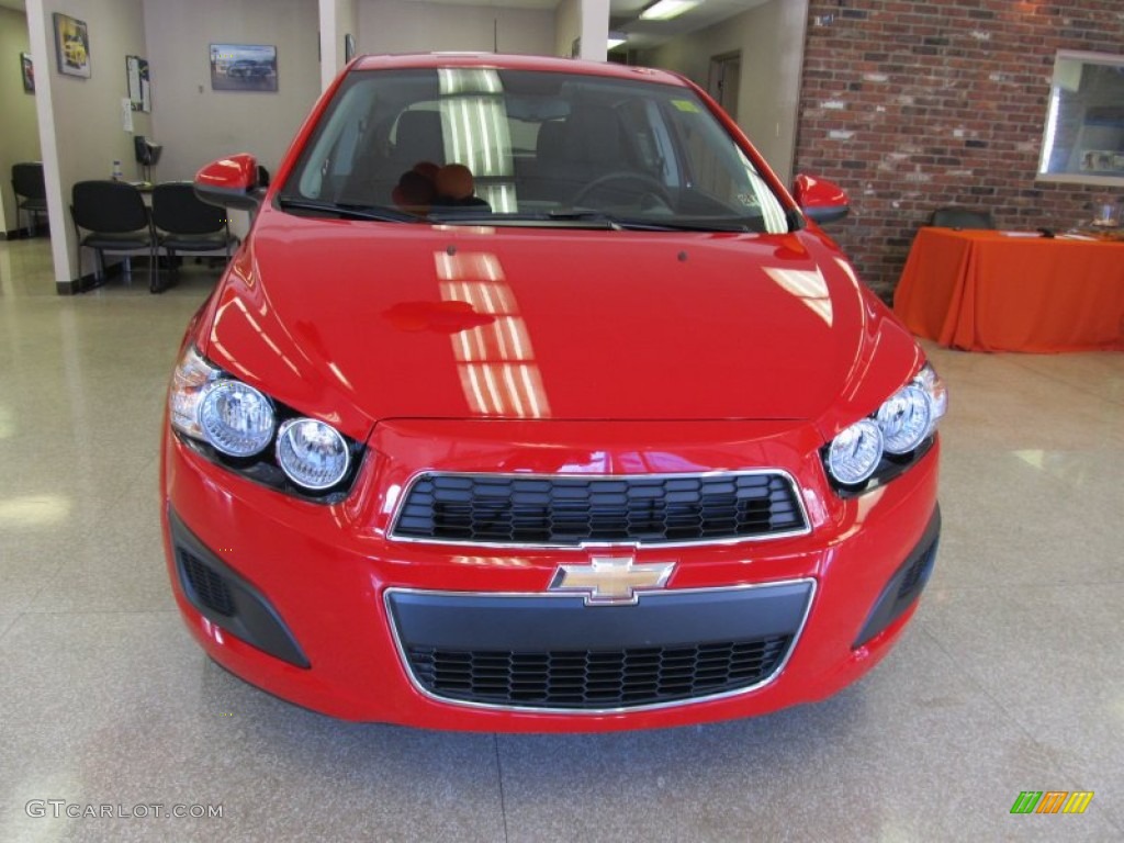 Victory Red 2012 Chevrolet Sonic LT Hatch Exterior Photo #56129762
