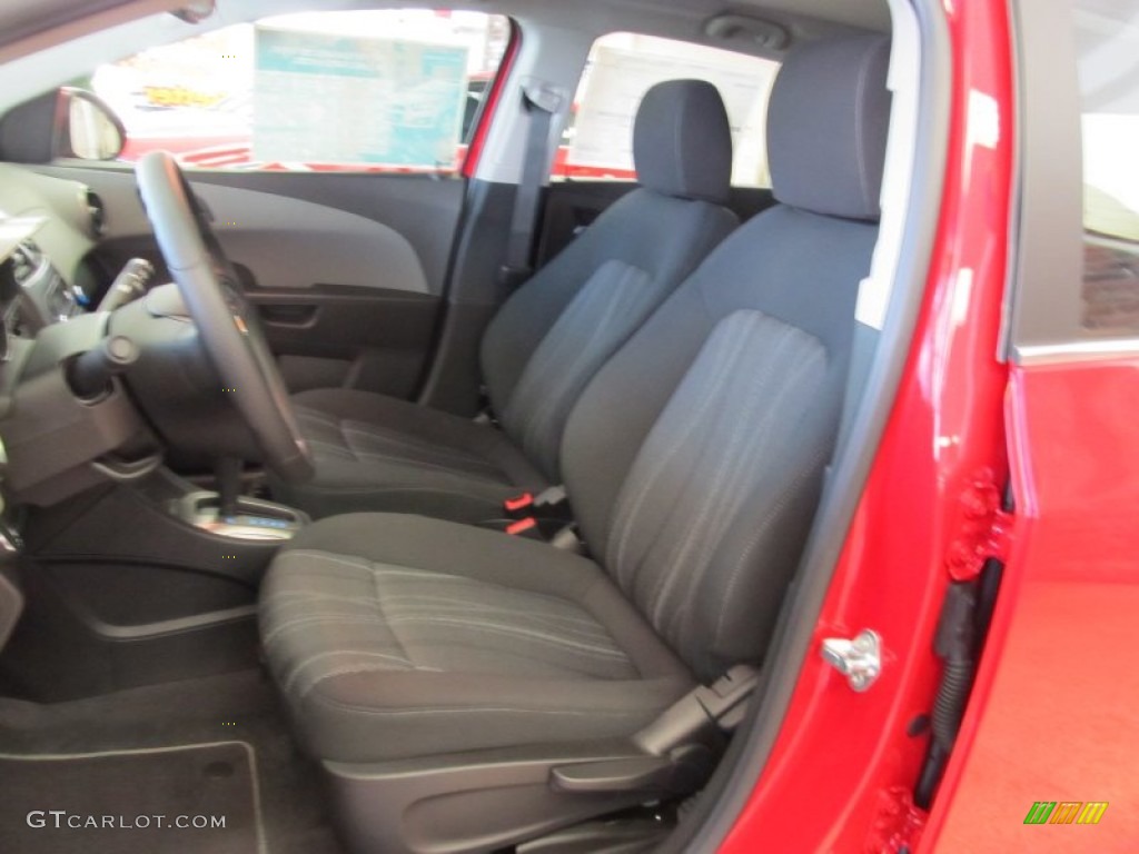 Jet Black/Dark Titanium Interior 2012 Chevrolet Sonic LT Hatch Photo #56129772