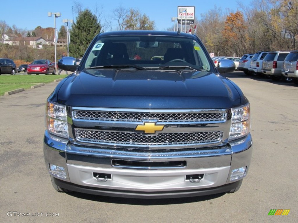 2012 Silverado 1500 LT Extended Cab 4x4 - Imperial Blue Metallic / Ebony photo #6