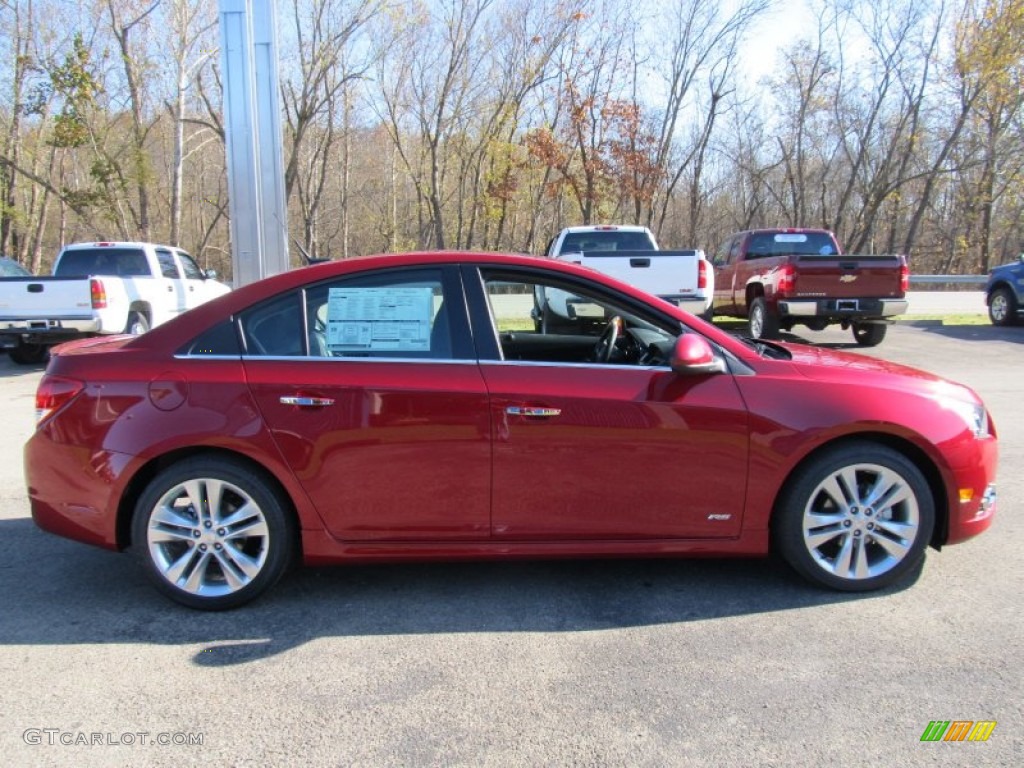 Crystal Red Metallic 2012 Chevrolet Cruze LTZ/RS Exterior Photo #56130623