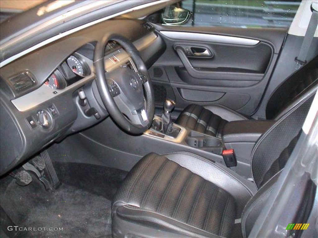 Black Interior 2010 Volkswagen CC Sport Photo #56131043
