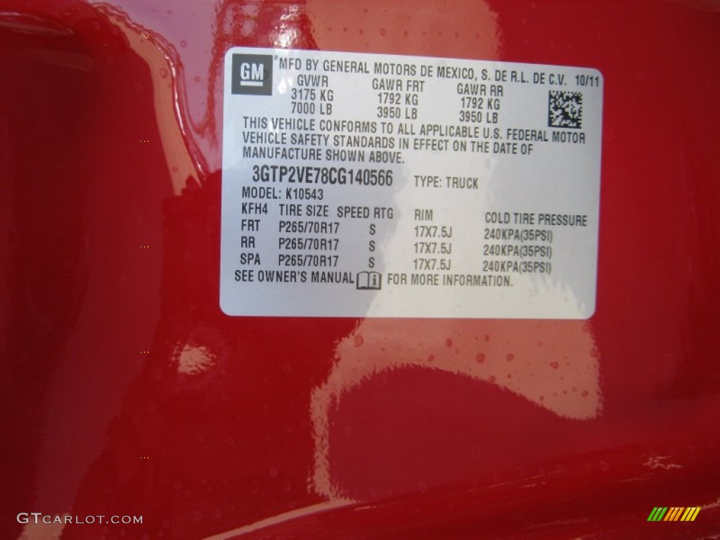 2012 Sierra 1500 SLE Crew Cab 4x4 - Fire Red / Very Dark Cashmere/Light Cashmere photo #27