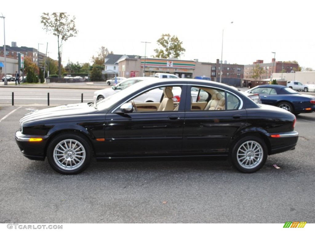 Ebony Black 2008 Jaguar X-Type 3.0 Sedan Exterior Photo #56131904