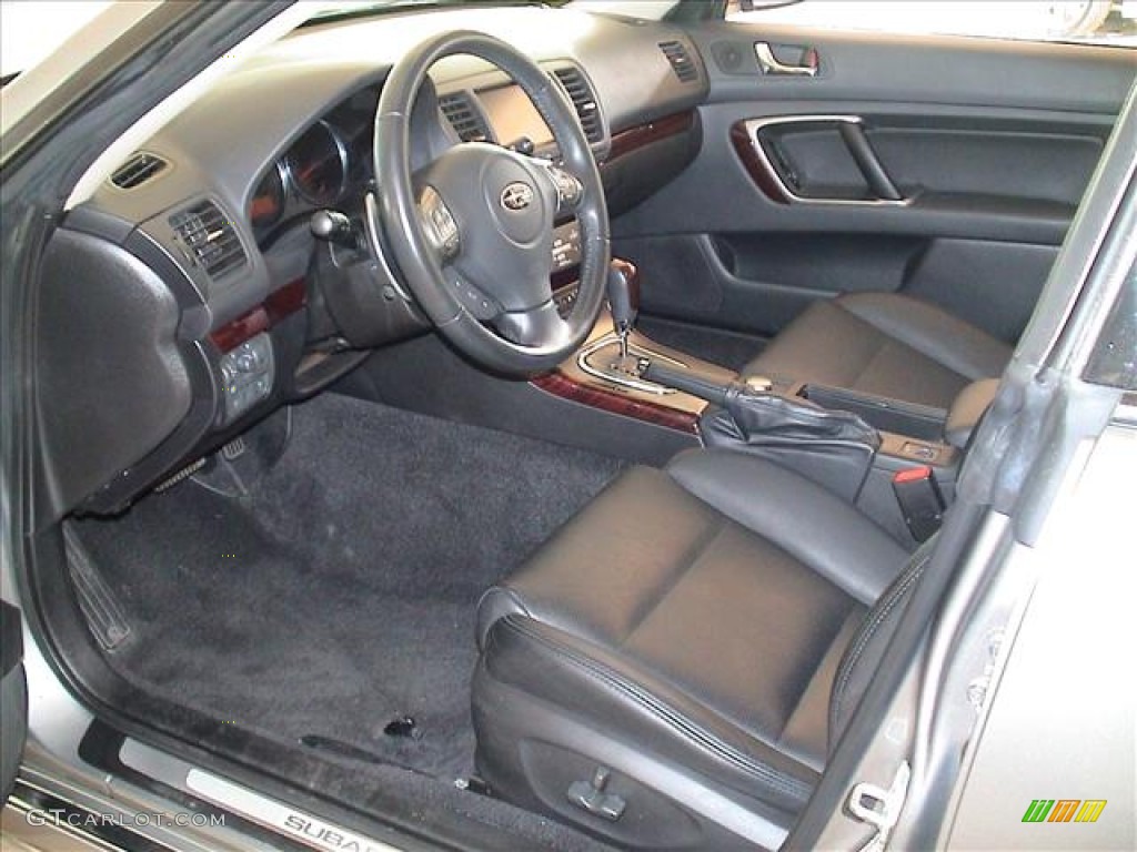 Off Black Interior 2008 Subaru Legacy 3.0R Limited Photo #56133050