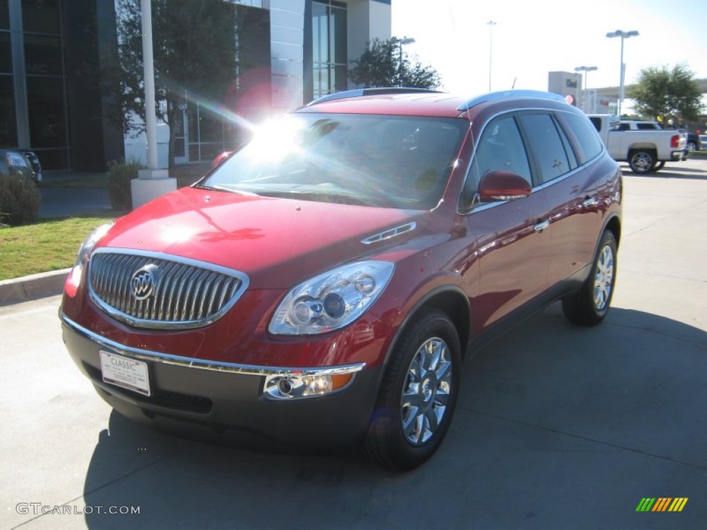 2012 Enclave FWD - Crystal Red Tintcoat / Cashmere photo #1