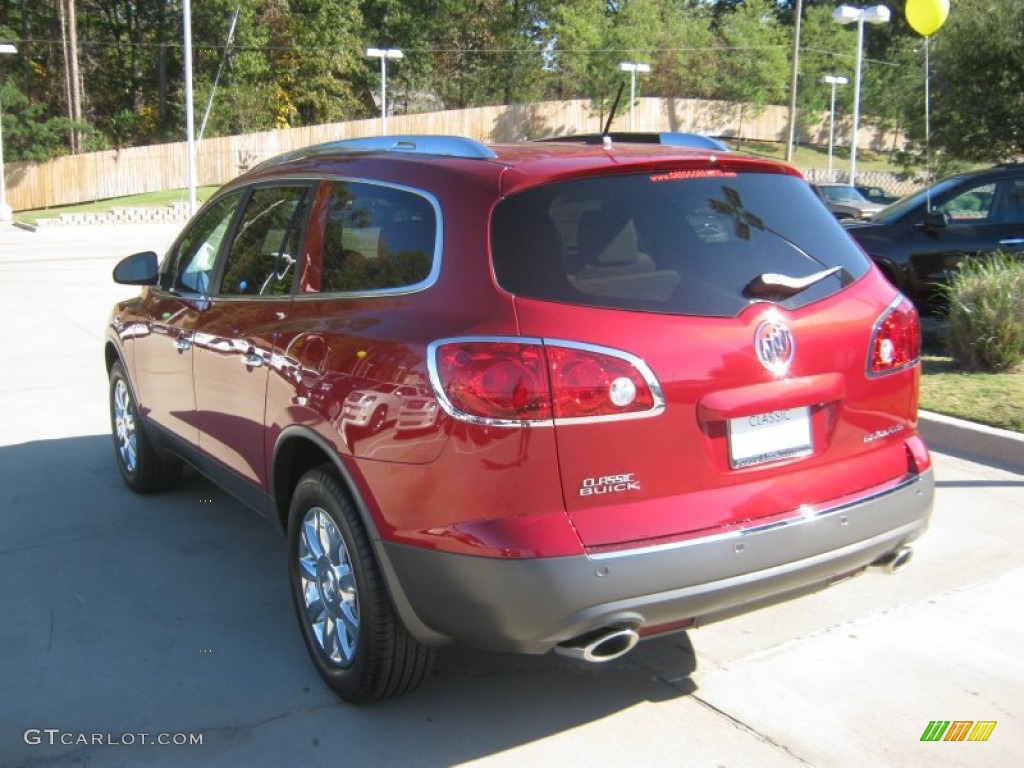 2012 Enclave FWD - Crystal Red Tintcoat / Cashmere photo #3
