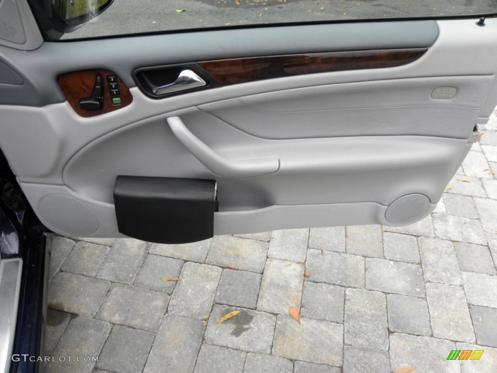 2001 Mercedes-Benz CLK 320 Cabriolet Ash Door Panel Photo #56133533