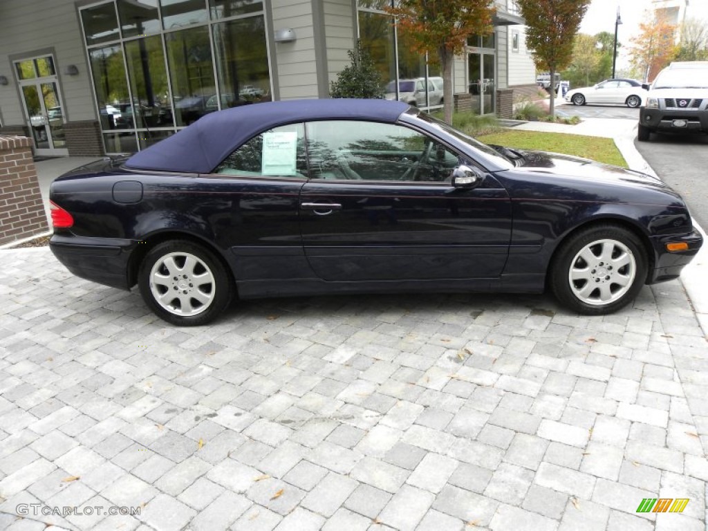 Capri Blue Metallic 2001 Mercedes-Benz CLK 320 Cabriolet Exterior Photo #56133542