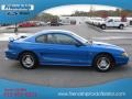 1998 Bright Atlantic Blue Ford Mustang V6 Coupe  photo #5