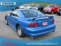 1998 Bright Atlantic Blue Ford Mustang V6 Coupe  photo #8
