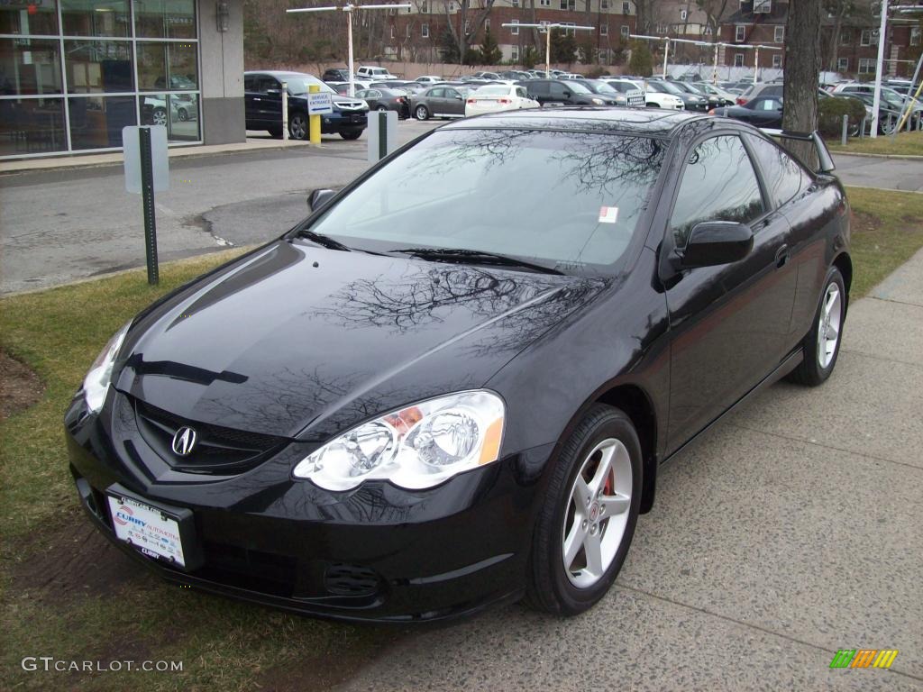 2003 RSX Type S Sports Coupe - Nighthawk Black Pearl / Ebony photo #3