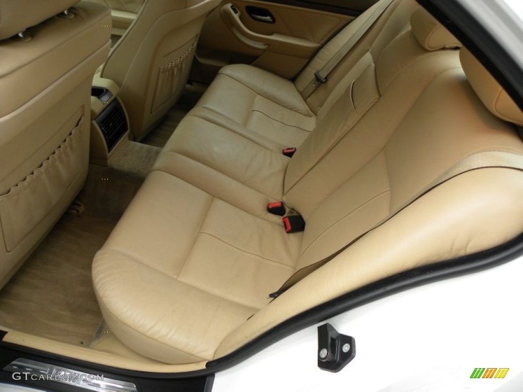 Sand Beige Interior 2003 BMW 5 Series 540i Sedan Photo #56134604