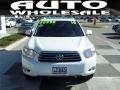 2010 Blizzard White Pearl Toyota Highlander Limited  photo #2