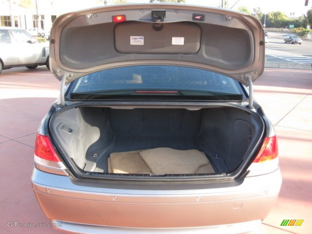 2004 7 Series 745i Sedan - Sterling Grey Metallic / Black/Natural Brown photo #13