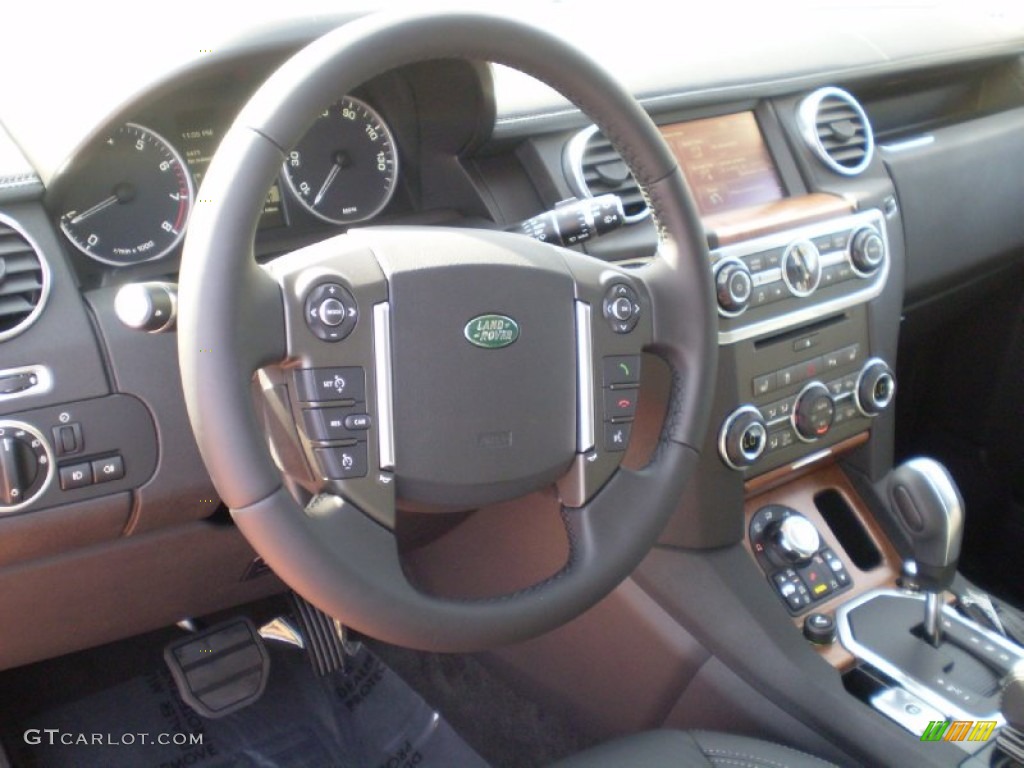 2012 Land Rover LR4 HSE LUX Ebony Dashboard Photo #56135666