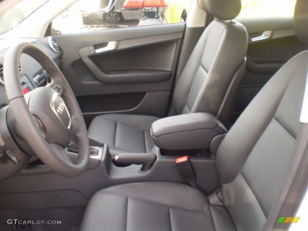 Black Interior 2012 Audi A3 2.0 TDI Photo #56135789