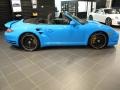 2012 Paint to Sample Bright Blue Porsche 911 Turbo S Cabriolet  photo #6