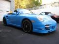 2012 Paint to Sample Bright Blue Porsche 911 Turbo S Cabriolet  photo #12