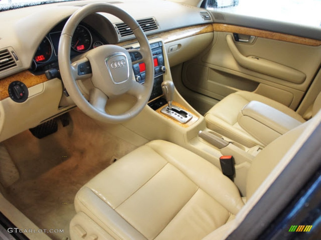Beige Interior 2008 Audi A4 2.0T quattro Avant Photo #56136222