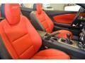 Inferno Orange/Black 2011 Chevrolet Camaro SS/RS Convertible Interior Color