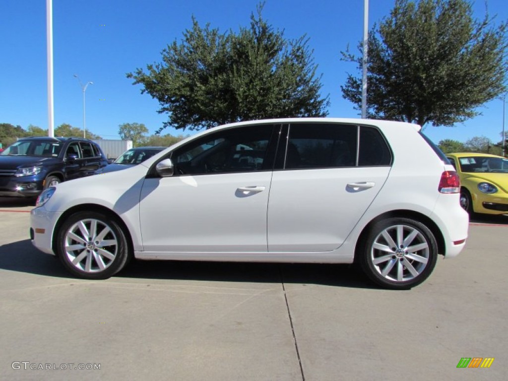 Candy White 2010 Volkswagen Golf 4 Door TDI Exterior Photo #56136554