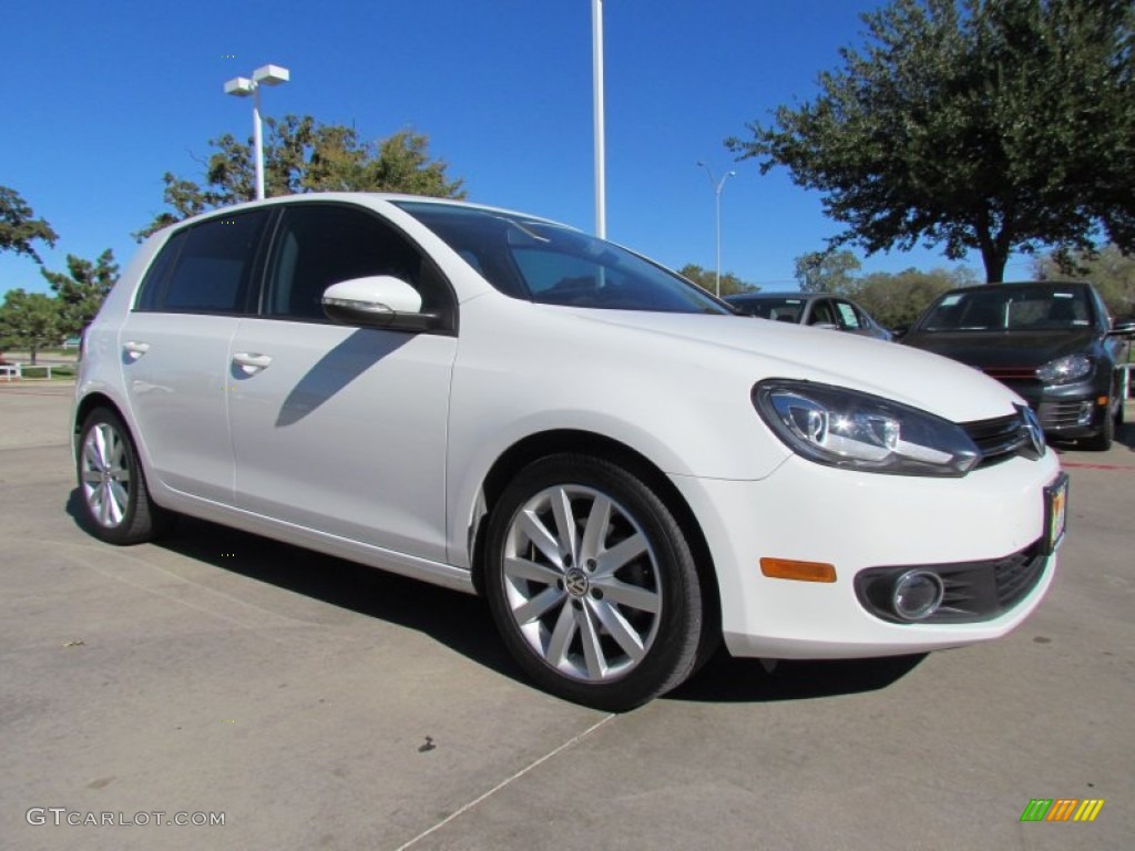Candy White 2010 Volkswagen Golf 4 Door TDI Exterior Photo #56136599
