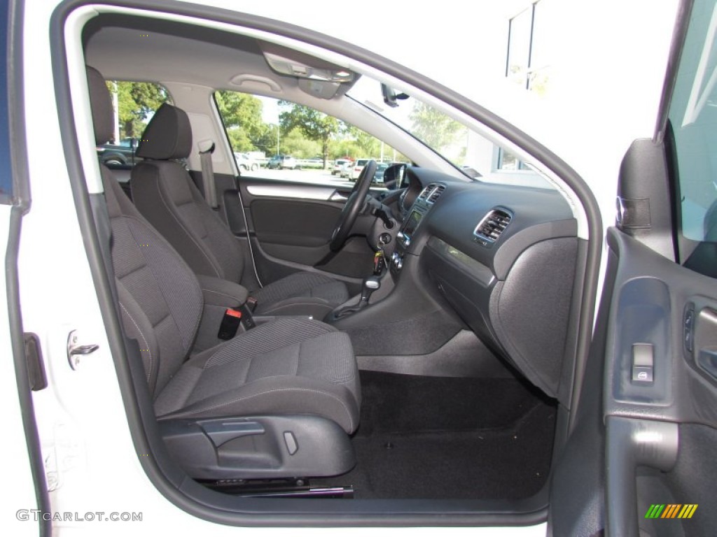 Titan Black Interior 2010 Volkswagen Golf 4 Door TDI Photo #56136623