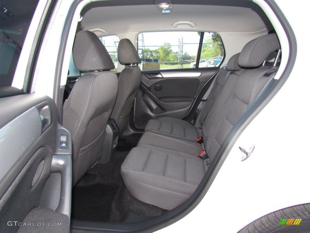 Titan Black Interior 2010 Volkswagen Golf 4 Door TDI Photo #56136641