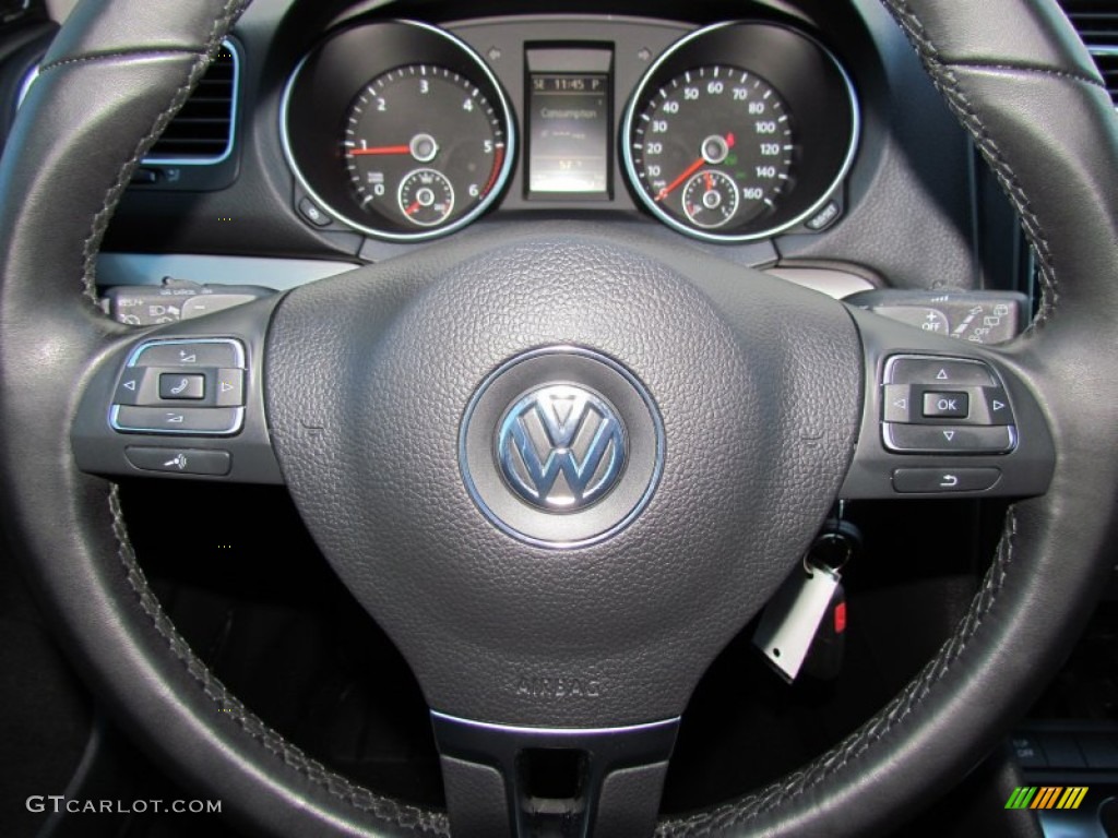 2010 Volkswagen Golf 4 Door TDI Steering Wheel Photos