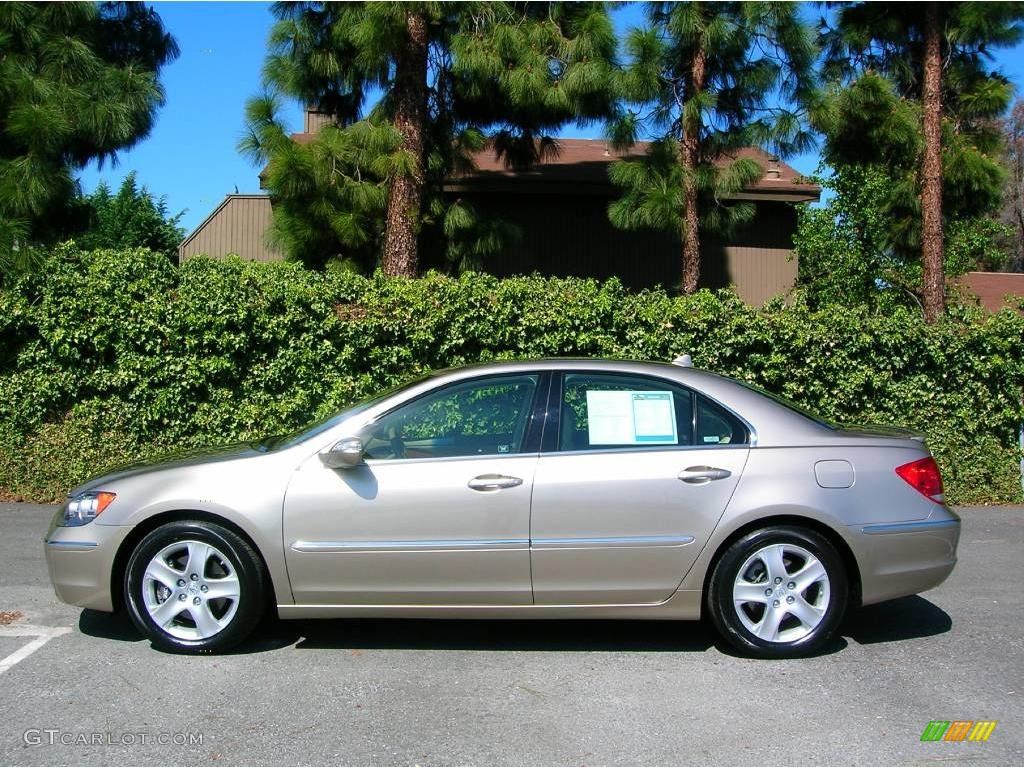 Desert Mist Metallic 2005 Acura RL 3.5 AWD Sedan Exterior Photo #5613673