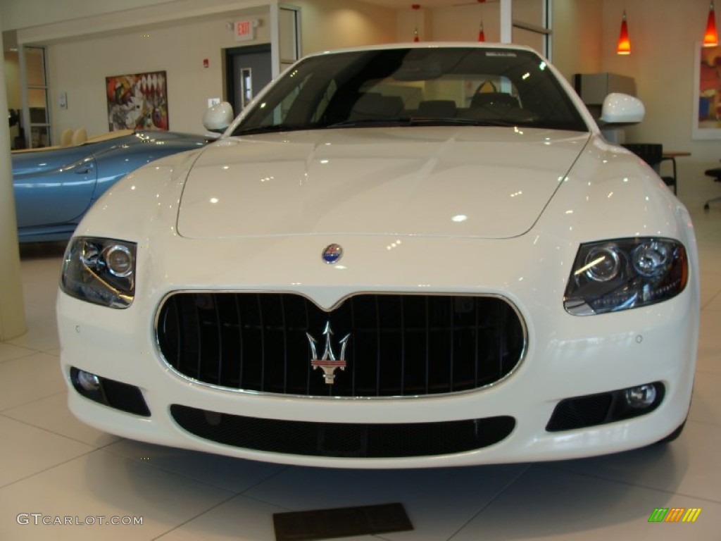 Bianco Eldorado (White) 2012 Maserati Quattroporte S Exterior Photo #56136809