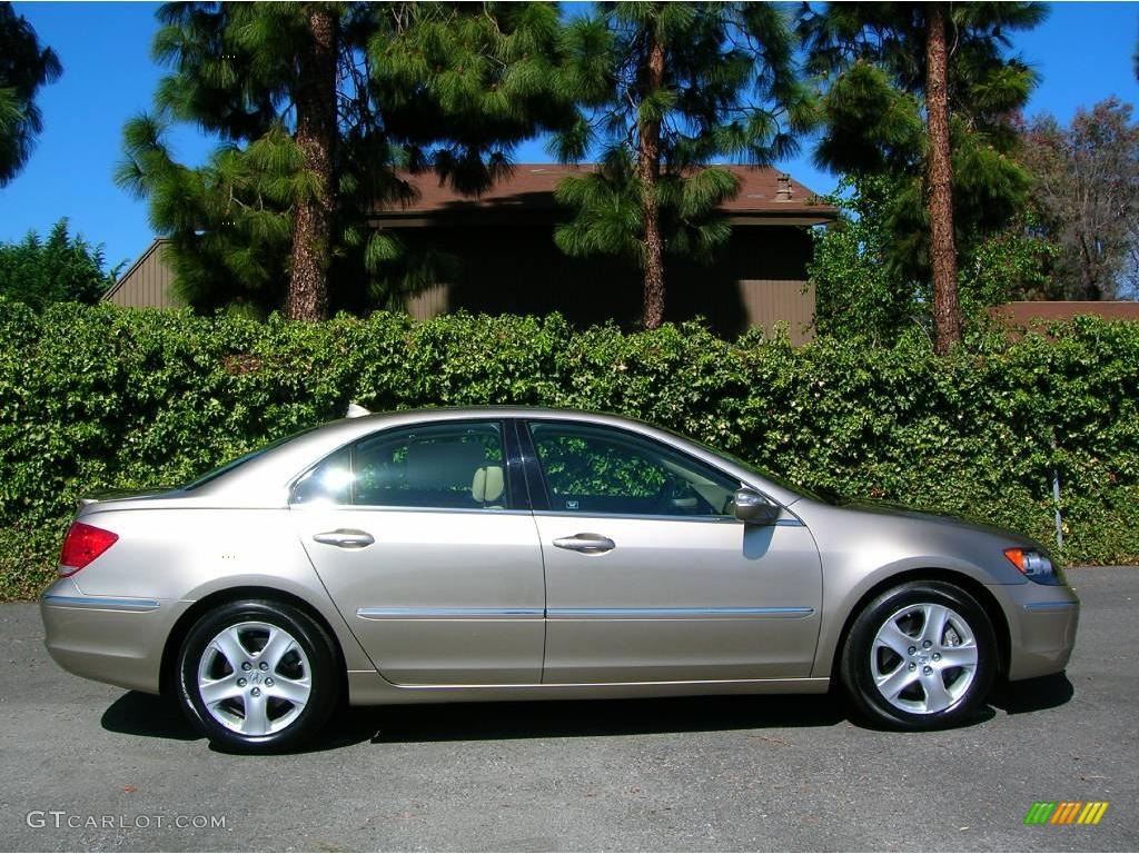 Desert Mist Metallic 2005 Acura RL 3.5 AWD Sedan Exterior Photo #5613703