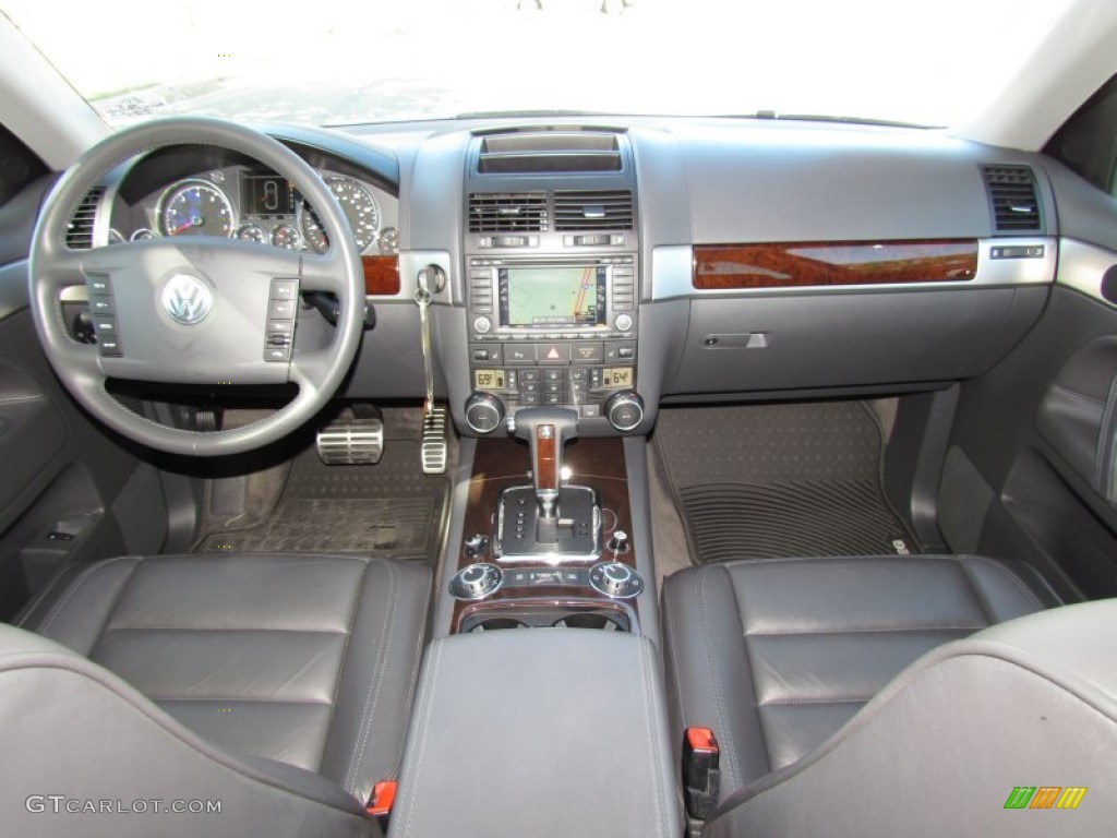 2005 Volkswagen Touareg V8 Anthracite Dashboard Photo #56137028