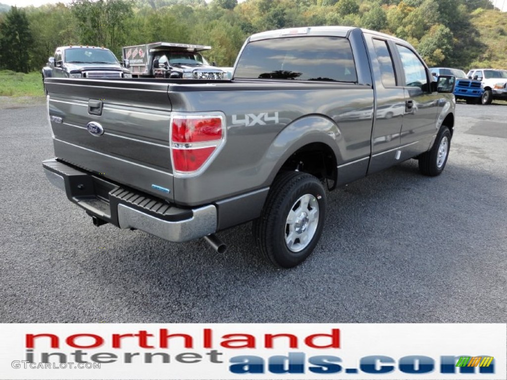 2011 F150 XLT SuperCab 4x4 - Sterling Grey Metallic / Steel Gray photo #8